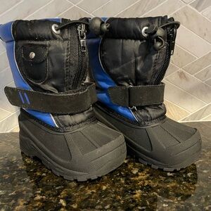 Koala Kids Black and Blue Snow Boots